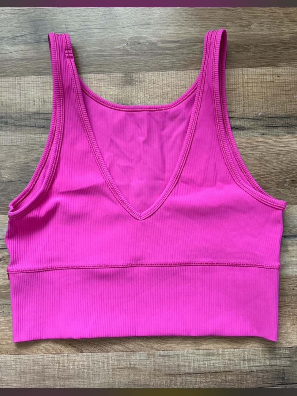 Sonic Pink Power Tank *Ribbed size 10